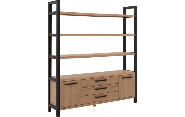 Goossens wandmeubel santos bruin eiken - 8181403-02