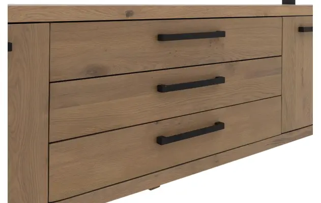 Goossens wandmeubel santos bruin eiken - 8181403-05