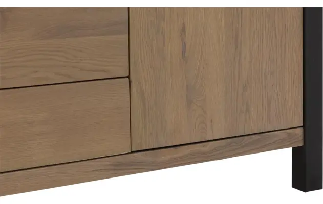 Goossens wandmeubel santos bruin eiken - 8181403-06