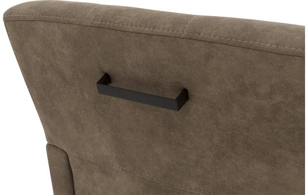 Goossens eetkamerstoel oliver bruin microvezel - 8181407-08