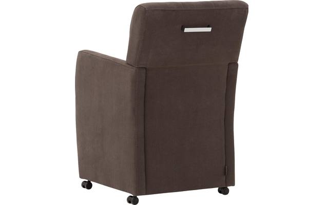 Goossens eetkamerstoel oliver bruin stof - 8181413-03