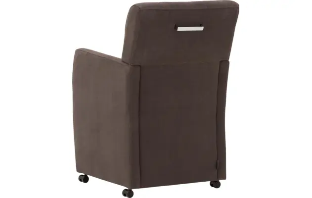 Goossens eetkamerstoel oliver bruin stof - 8181413-03