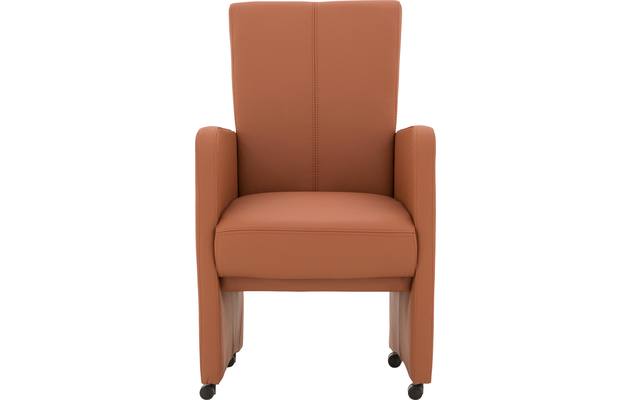 Goossens excellent eetkamerstoel riva bruin leer - 8181419-01