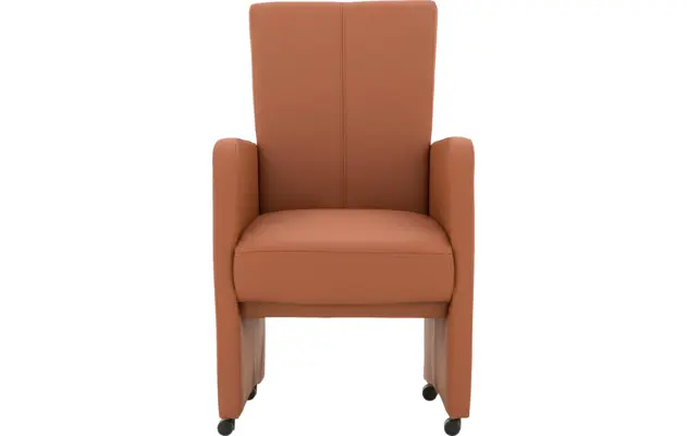 Goossens excellent eetkamerstoel riva bruin leer - 8181419-01