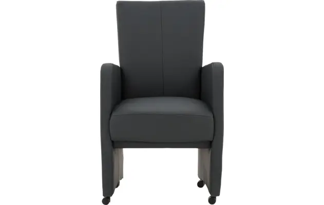 Goossens excellent eetkamerstoel riva grijs leer - 8181422-01