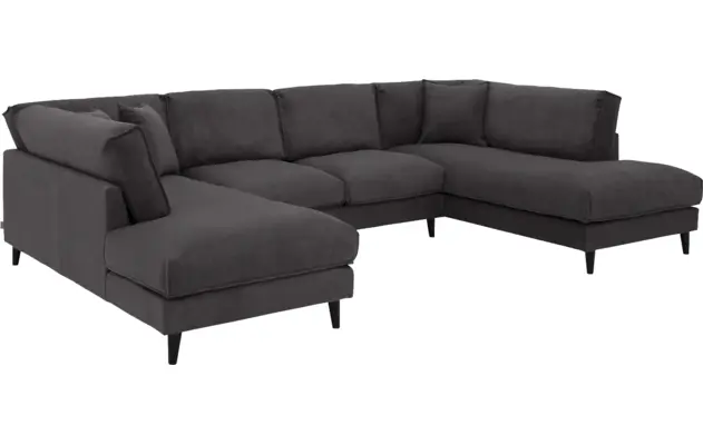 Goossens u bank jonas grijs stof - 8181490-1456-02