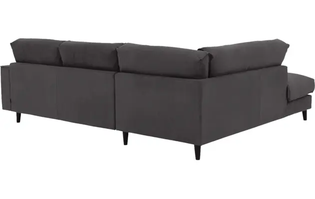 Goossens hoekbank jonas grijs stof - 8181633-1456-02-gespiegeld
