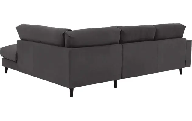 Goossens hoekbank jonas grijs stof - 8181633-1456-02