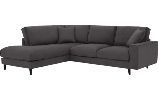 Goossens hoekbank jonas grijs stof - 8181633-1456-04-gespiegeld
