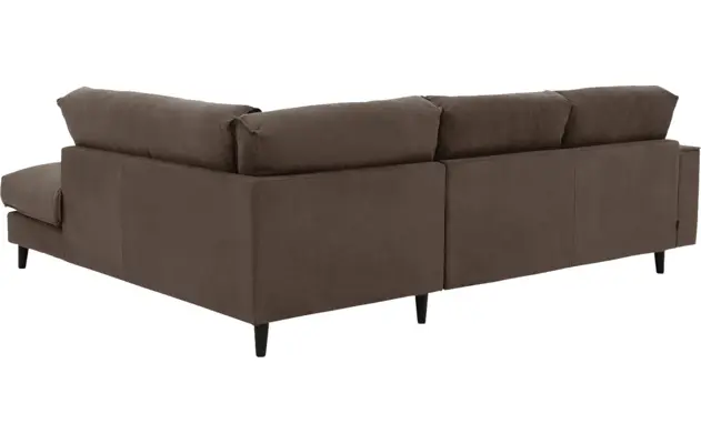 Goossens hoekbank jonas grijs stof - 8181633-1458-02