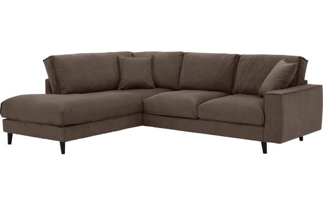 Goossens hoekbank jonas grijs stof - 8181633-1458-04-gespiegeld