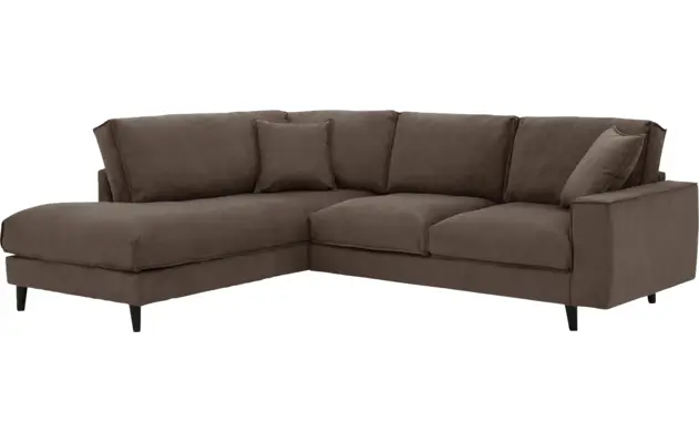 Goossens hoekbank jonas grijs stof - 8181633-1458-04-gespiegeld