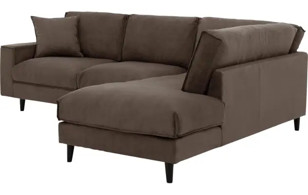 Goossens hoekbank jonas grijs stof - 8181633-1458-06