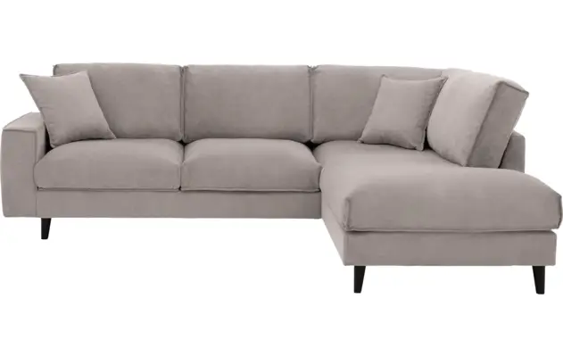 Goossens hoekbank jonas beige stof - 8181633-1459-01