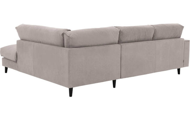 Goossens hoekbank jonas beige stof - 8181633-1459-02