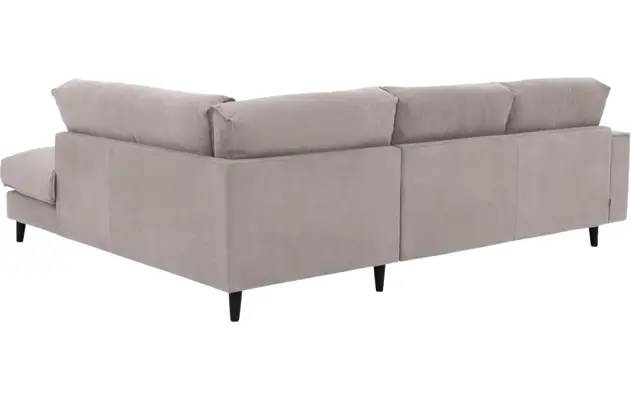 Goossens hoekbank jonas beige stof - 8181633-1459-02