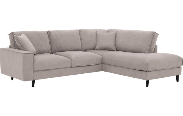 Goossens hoekbank jonas beige stof - 8181633-1459-04