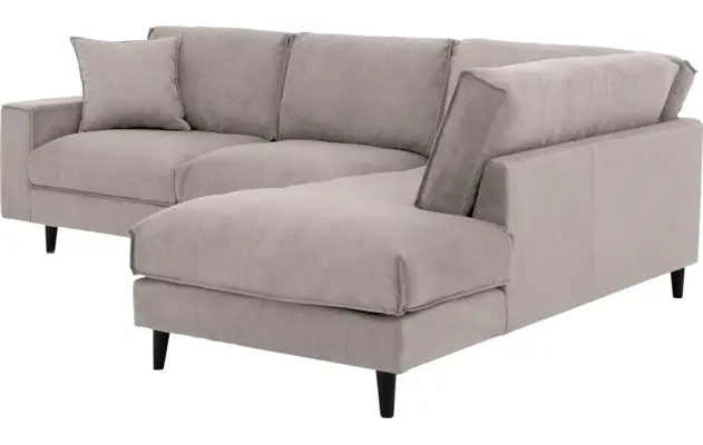 Goossens hoekbank jonas beige stof - 8181633-1459-06
