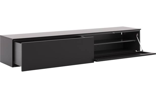 Goossens excellent tv meubel monza easy zwart mdf - 8181727-05