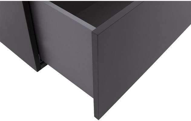 Goossens excellent tv meubel monza easy zwart mdf - 8181727-07