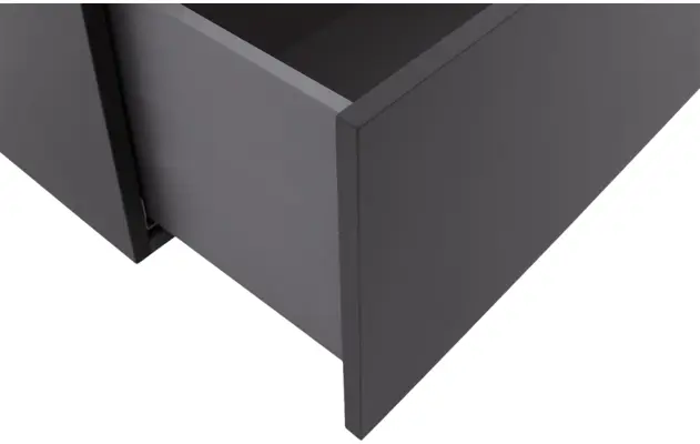 Goossens excellent tv meubel monza easy zwart mdf - 8181727-07