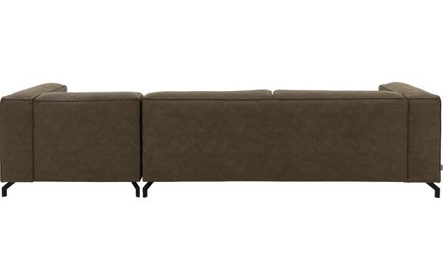 Goossens loungebank calvin groen micro leer - 8181732-05
