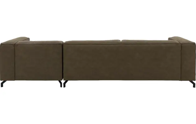 Goossens loungebank calvin groen micro leer - 8181732-05