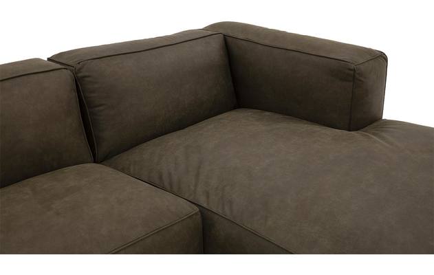 Goossens loungebank calvin groen micro leer - 8181732-09
