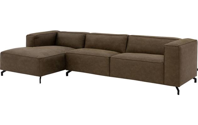 Goossens loungebank calvin groen micro leer - 8181732-gespiegeld-02