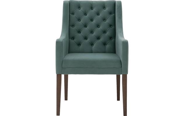Goossens eetkamerstoel pearl groen stof - 8181735-01
