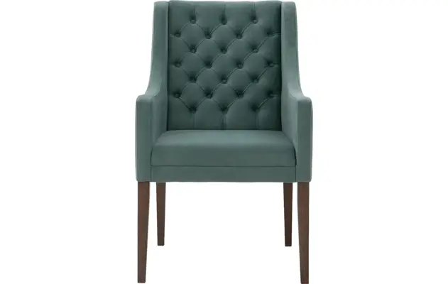 Goossens eetkamerstoel pearl groen stof - 8181735-01