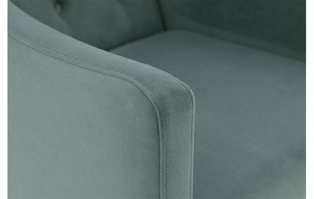 Goossens eetkamerstoel pearl groen stof - 8181735-05