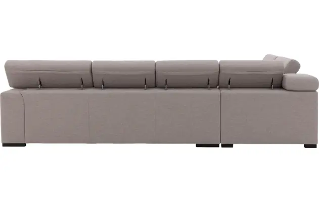 Goossens hoekbank nora grijs stof - 8190040-07