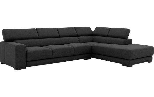 Goossens hoekbank nora grijs stof - 8190040-205-03-gespiegeld