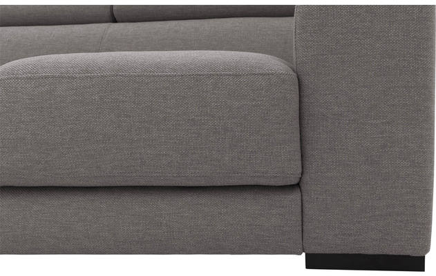 Goossens hoekbank nora grijs stof - 8190040-207-08