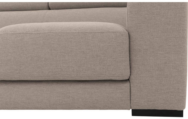 Goossens hoekbank nora beige stof - 8190040-209-08