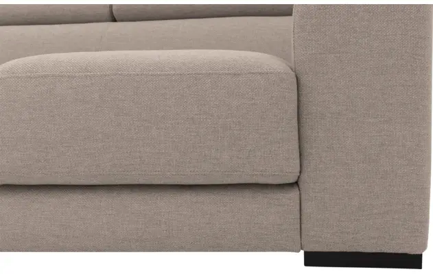 Goossens hoekbank nora beige stof - 8190040-209-08