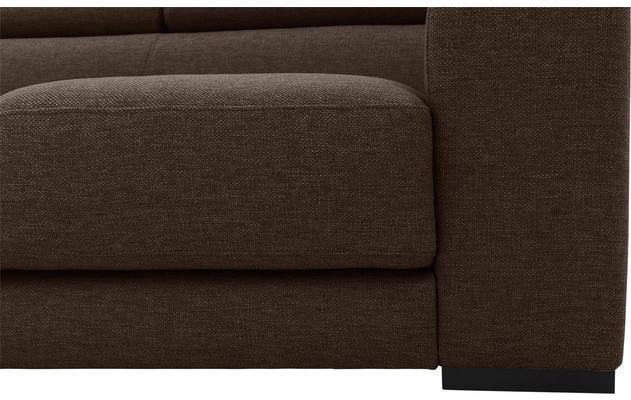 Goossens hoekbank nora bruin stof - 8190040-211-08