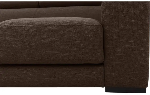 Goossens hoekbank nora bruin stof - 8190040-211-08