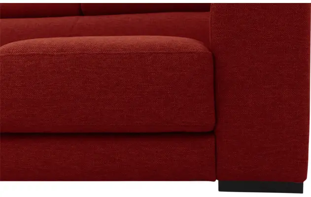 Goossens hoekbank nora rood stof - 8190040-216-08