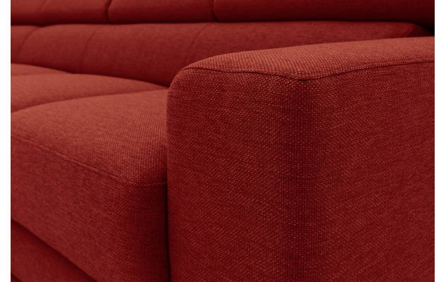Goossens hoekbank nora rood stof - 8190040-216-09