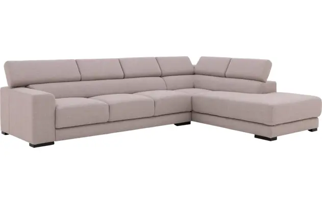 Goossens hoekbank nora grijs stof - 8190040-gespiegeld-03
