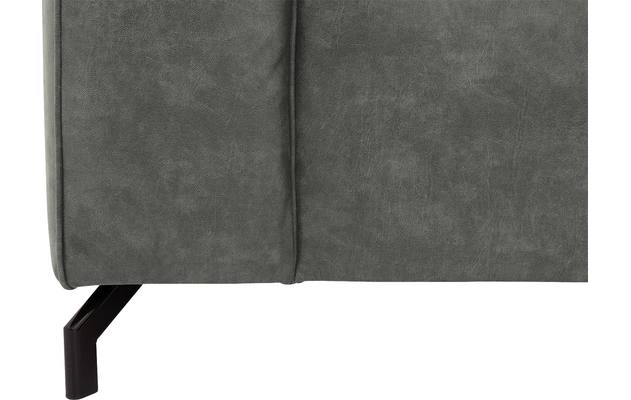 Goossens hoekbank calvin grijs micro leer - 8190066-636-09-gespiegeld
