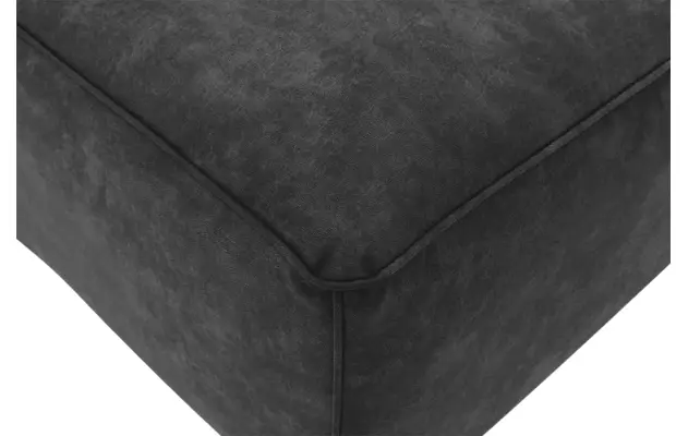 Goossens hocker calvin grijs micro leer - 8190100-634-04
