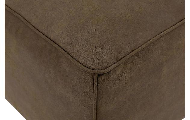 Goossens hocker calvin groen micro leer - 8190107-626-03