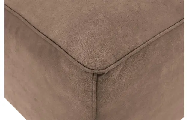 Goossens hocker calvin bruin micro leer - 8190107-627-03