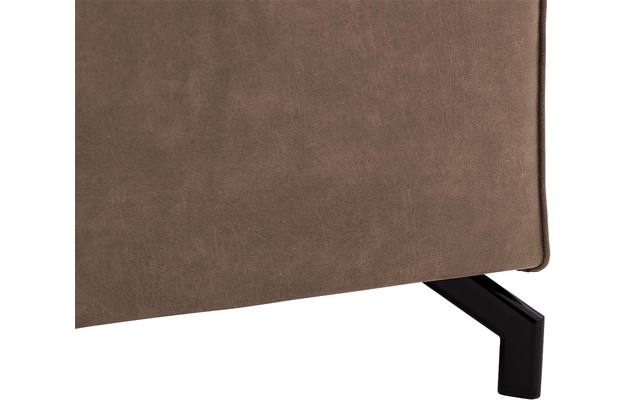 Goossens hocker calvin bruin micro leer - 8190107-627-05
