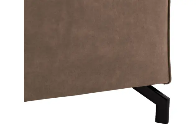 Goossens hocker calvin bruin micro leer - 8190107-627-05
