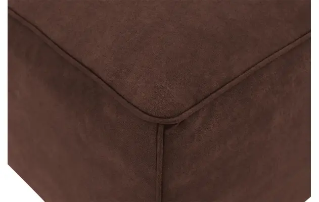 Goossens hocker calvin bruin micro leer - 8190107-631-03