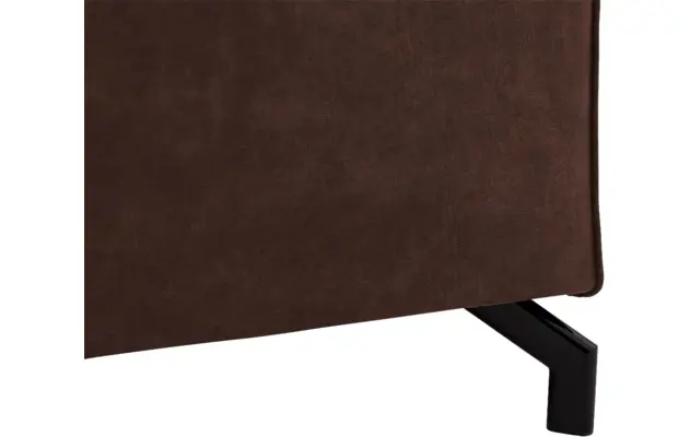 Goossens hocker calvin bruin micro leer - 8190107-631-05